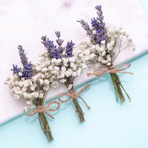 Dry flower bouquet, natural and real flowers, Wedding mini Dried Flower Bouquet. Wedding accessories, Floral boutonnieres,