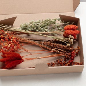 Dried Flowers, flower DIY Mix, DIY set, Flower Box, wedding DIY, dried flower bouquet, pampas grass, lagurus, phalaris, Creative Projects,