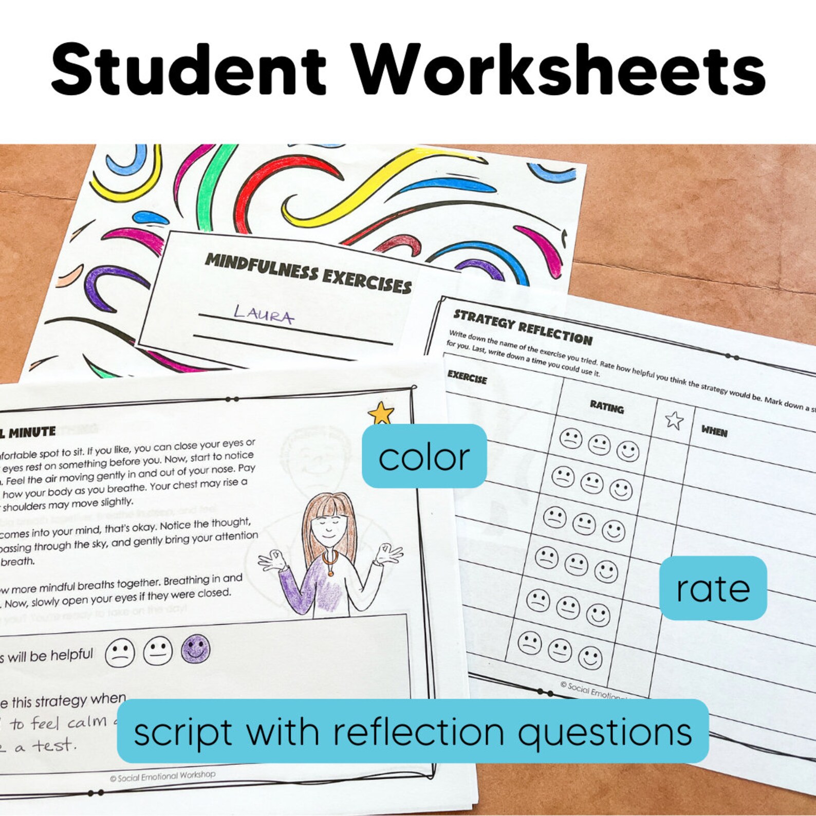 Mindfulness Activities - 35 Exercises - Calming Emotional Regulation ...