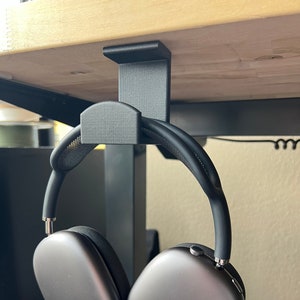 GAMER HEADSET HOOK HOLDER free 3D model 3D printable