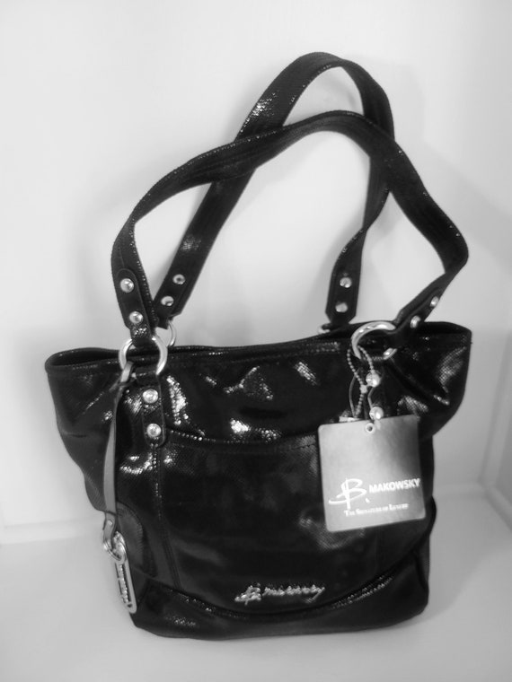 B Makowsky Leather Bag NWT