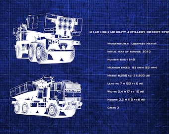 Himars M142 Blueprint