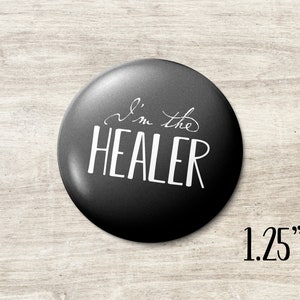 I&#39;m the Healer Pin | Dungeons und Drachen| DnD Pin | Geschenke für Geeks | RPG Button