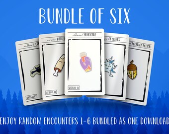 Willekeurige ontmoetingen met D&D 5e | Bundel van zes (digitale download)