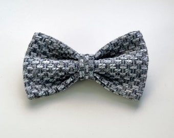 Dog Bow Tie, Tweed Dog Bow Tie, Classic Dog Bow Tie, Stylish Pet Apparel, Fashion Dog Bow Tie