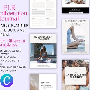 Manifestation Journal 369 Manifestation Editable Manifestation Planner Printable  Manifestion Ebook Workbook Manifestation Commericial Use
