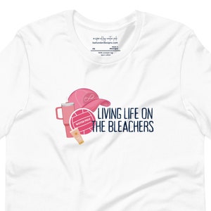 Living Life on the Bleachers - Water Polo Mom Unisex t-shirt