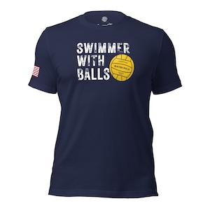 Swimmer with Balls (Water Polo Ball) Unisex t-shirt