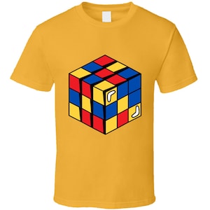 Rubik&#39;s Cube Game Fun 90s Cool Retro T Shirt