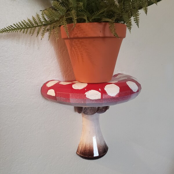 Shelf Mushroom Shelves Etsy