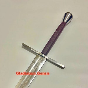 Carbon Steel Longsword, Fulltang Sword, Blunt Sword ideal for Practice or Training