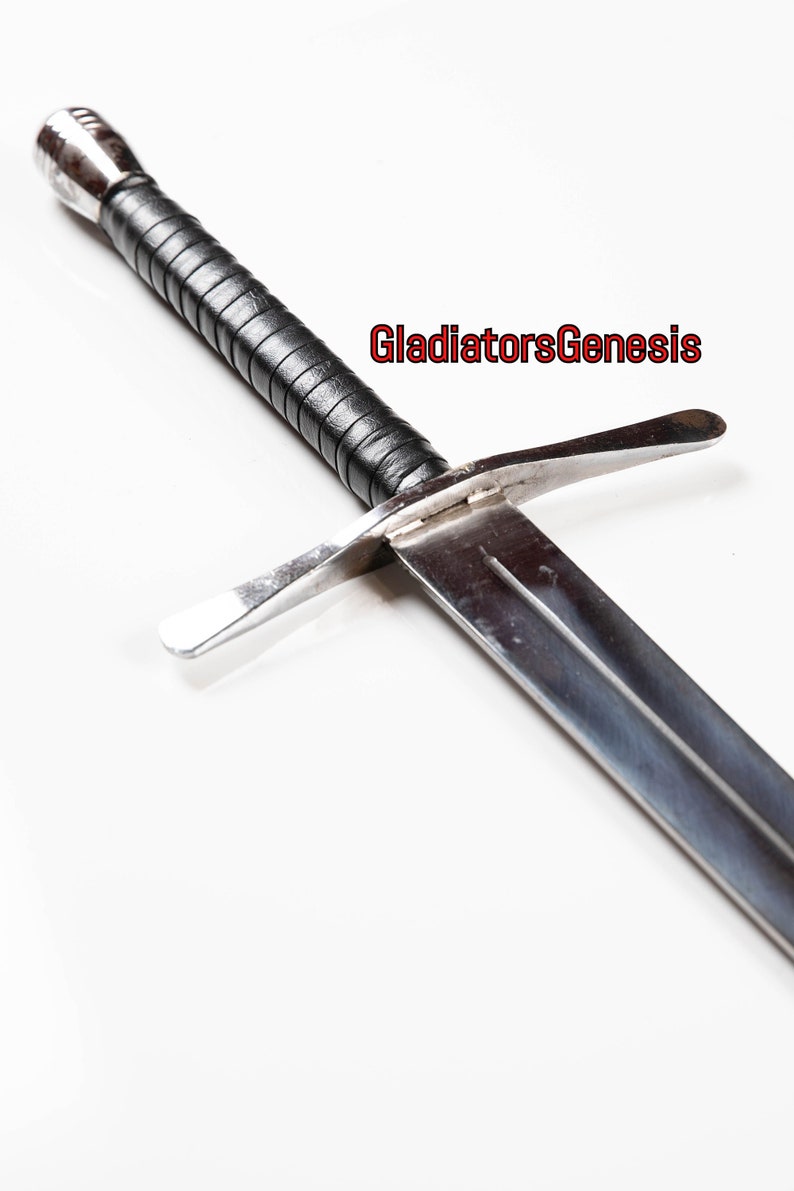 Fulltang Longsword, Carbon Steel Sword, Functional Medieval Battle