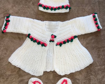 Hand Knit Baby Sweaters