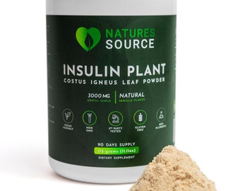 Natures Source - Insulin Plant (Costus Igneus) Powder Natures Source - Insulin Plant - 3 Month Supply