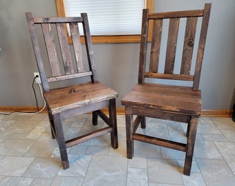 Rustic Hand Crafted Farmhouse Chair