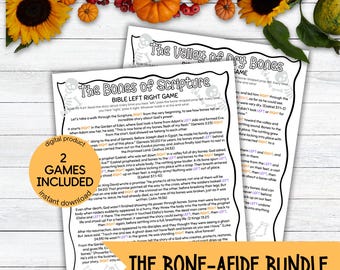 Bone-afide Bundle Left Right Game for Sunday School or Church Teen and Adults Activities