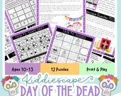 Day of the Dead/Dia de los Muertos Printable Escape Room for Kids | Fun and Educational Activity for Kids for Halloween
