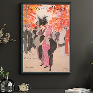 Vintage Magazine Cover of Harper’s Bazaar