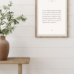 Anne of Green Gables Book Quote