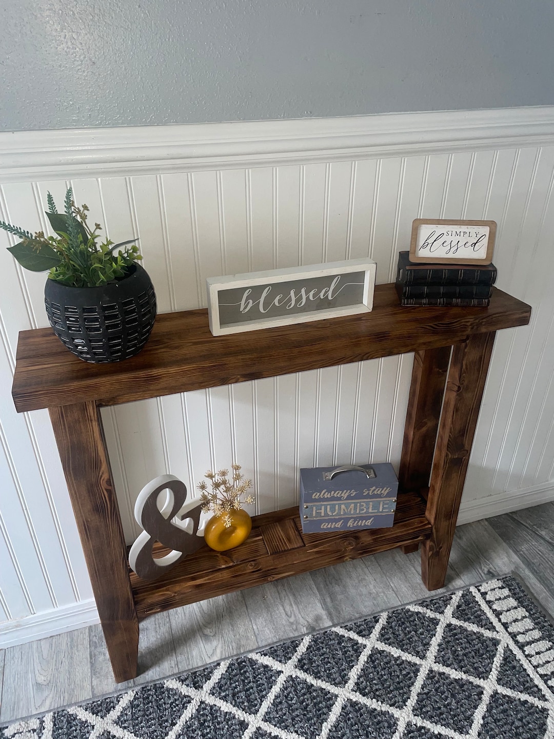 Entry Table, Narrow Entry Table,entryway Table, Sofa Table, Wood Sofa