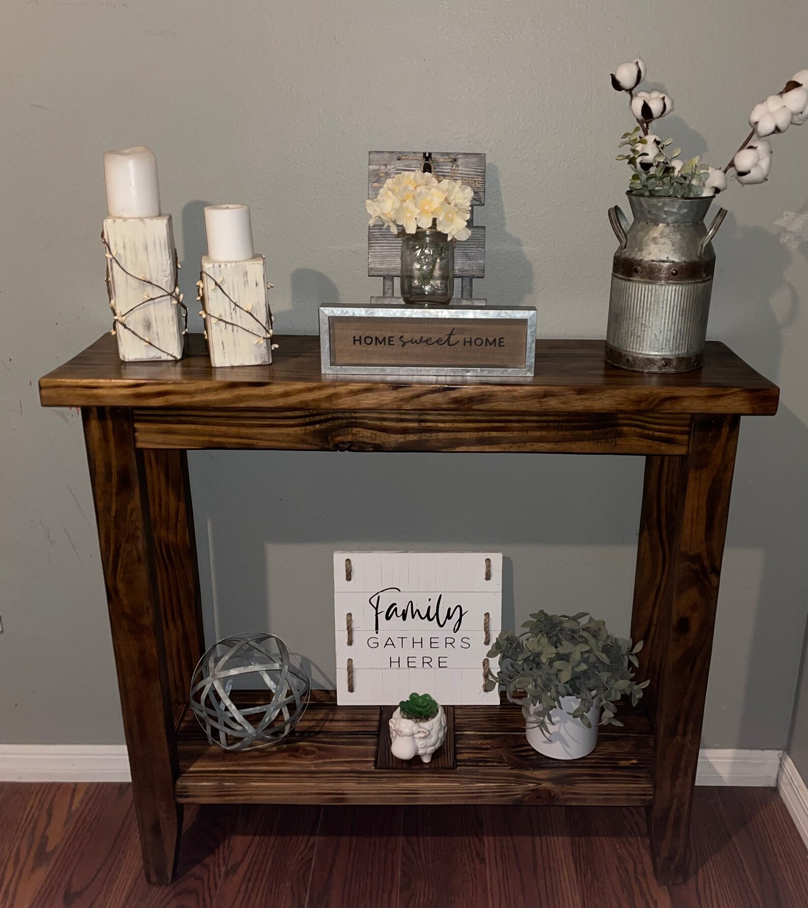 Entry Table Entryway Table Sofa Table Wood Sofa Table Etsy