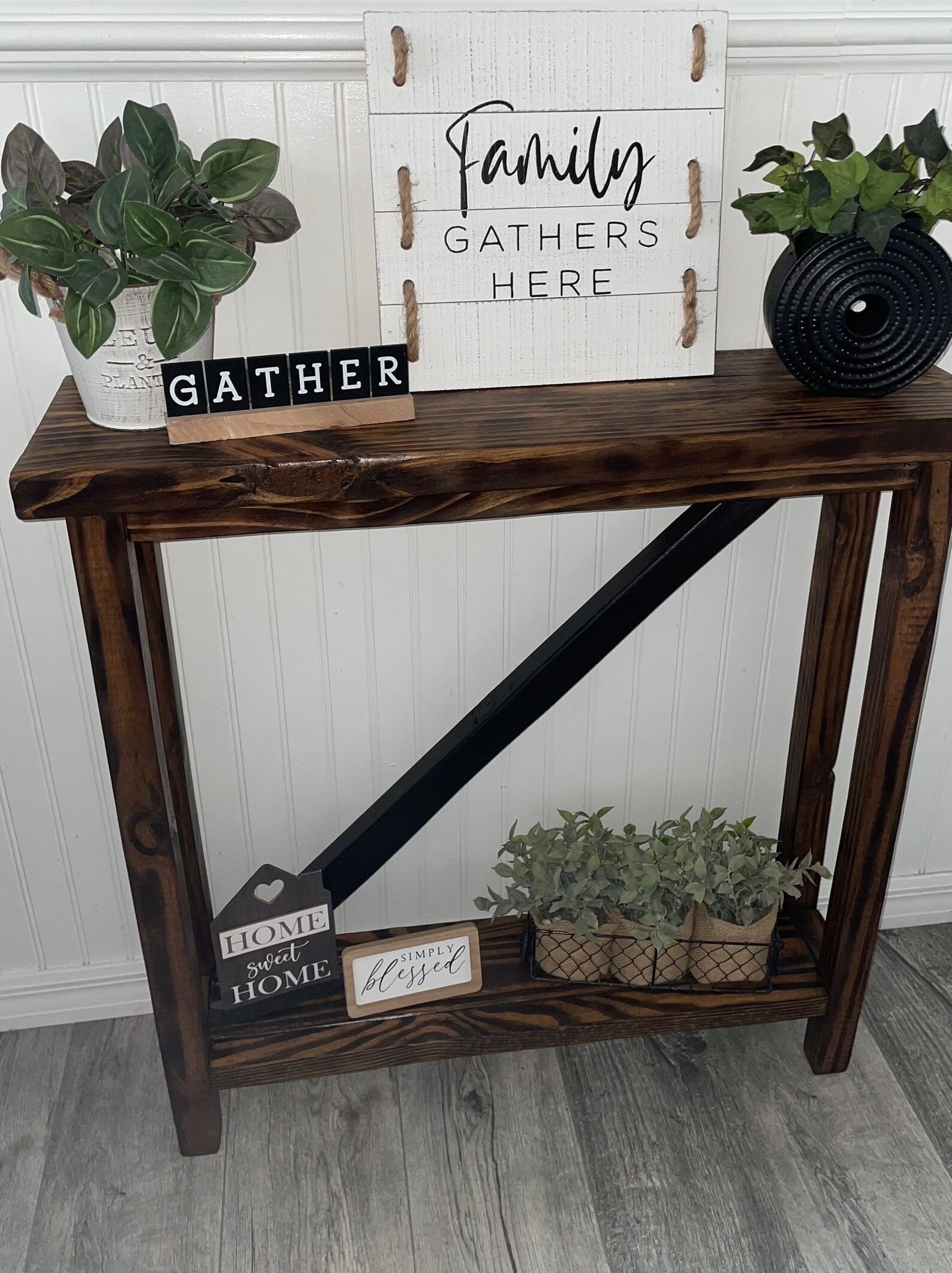 Entryway Table Small Entry Table Entrance Furniture Sofa Etsy