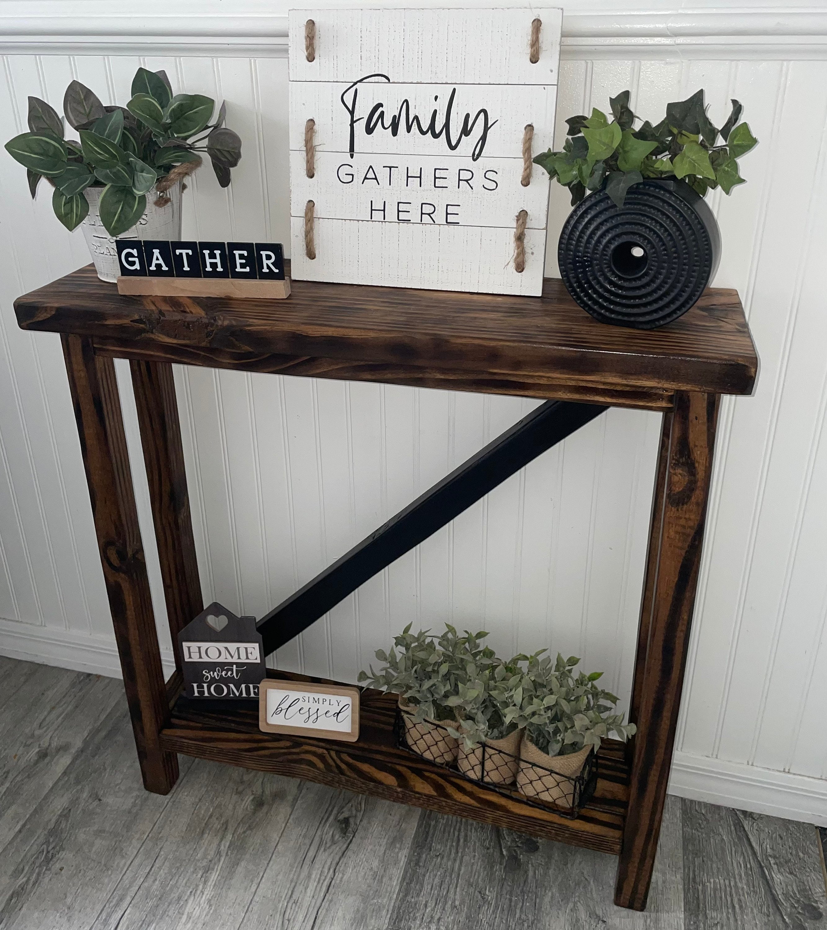 Small entryway accent table deals