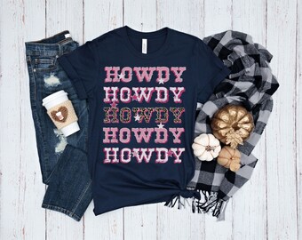 Howdy Cowgirl Shirt: Western Graphic Tee