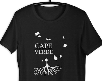Koszulka unisex Cape Verde Cabo Verdean Roots Heritage
