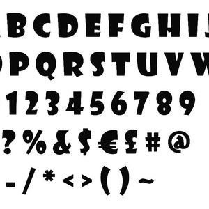 Alphabet Buchstaben Laser cut DXF SVG Datei / Schriftart dxf Datei für Plasma / Dxf Format zum Laserschneiden / Buchstaben a bis z und 0 bis 9 svg dxf Dateien