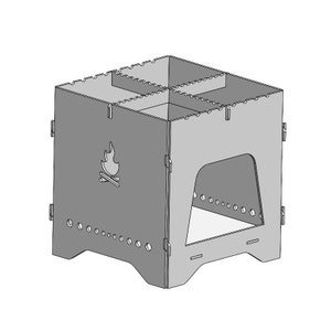 Archivos dxf de fogata de campamento, archivos dxf para láser, dxf de fogata para fogatas, archivos dxf de fogata de plasma cnc, dxf de fogata portátil, estufa de cohetes dxf