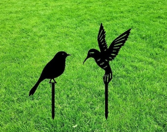 Hummingbird Garden Stakes DXF SVG File / Laser cut dxf file/Tuin Decor dxf file/tuin stakes laser/dxf bestanden voor plasma/hummingbird laser