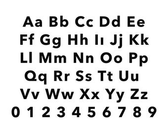 Letters and Numbers Dxf Svg Files / Dxf Font Files for Plasma / Letters ...