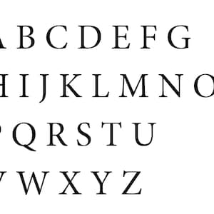 Alphabet letters dxf ,svg, stl files/ Alphabet laser cut file/ 3d Printed File/ 26 lower case letters/ 26 upper case letters/ Romen Numbers