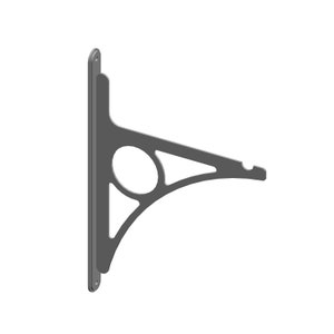 フラワーハンギングバスケットブラケット dxf svg レーザーカットファイル / プラズマ用 dxf ファイル / スチールハンギングバスケットブラケット プラズマカットファイル / 溶接なし