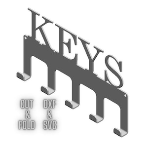 sleutelhanger svg bestanden knippen / dxf-bestanden voor plasma/metaal sleutel hanger svg dxf / laser gesneden bestanden / dxf-bestanden voor cnc / plasma gesneden bestanden / knippen en vouwen