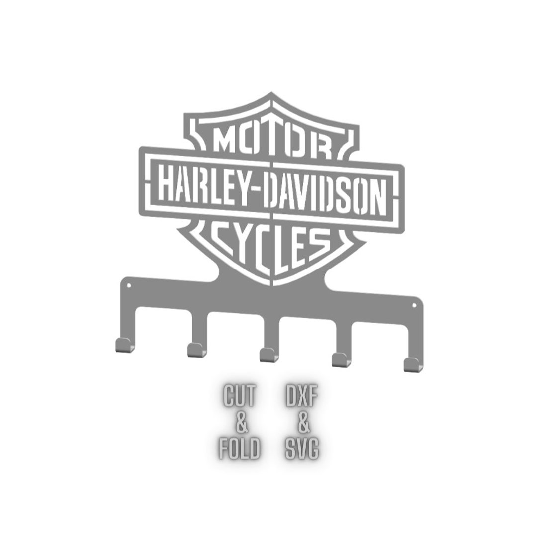Harley Key Holder Dxf Svg Cut Files Harley Davidson Plasma Key Holder