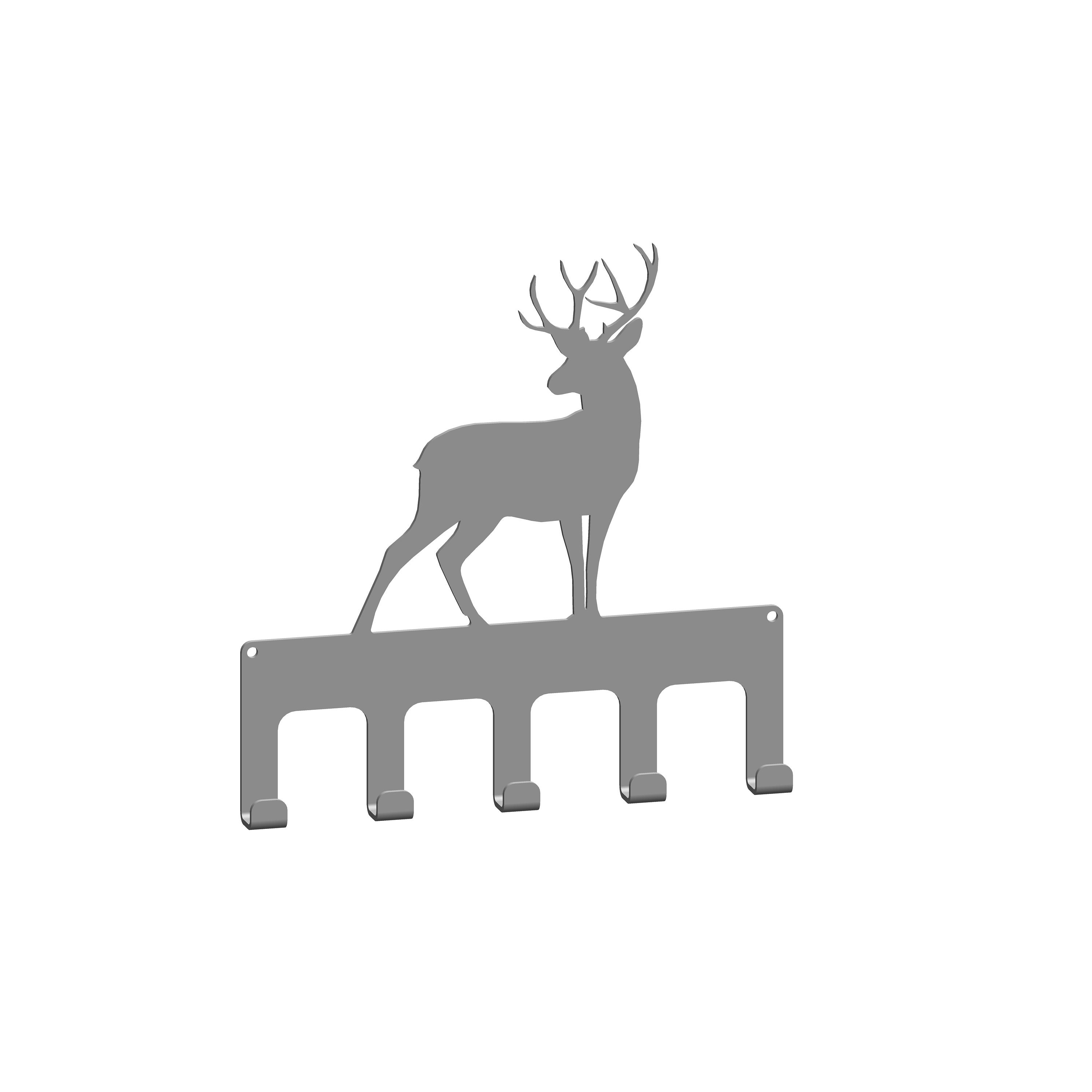 Deer Key Holder Dxf Svg Plasma Cut Files Metal Key Hanger Dxf Svg Cnc