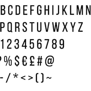 Bebas Neue Bridge Font DXF SVG File/ Lettere alfabeto Dxf File/ Font per taglio laser cnc / Carattere di taglio / File Dxf vettoriale / Carattere pronto per il taglio