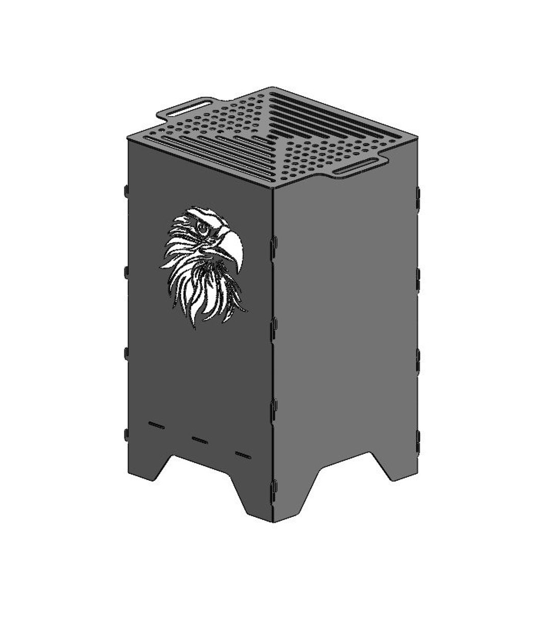 Eagle Fire Pit Dxf , Hunting Fire Pit Dxf, Dxf Files for Laser Cut