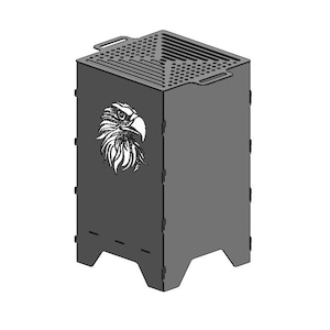 Eagle fire pit dxf , hunting fire pit dxf, dxf files for laser cut, steel fire pit dxf, Cutting Machine Files, digital firepit download, Diy
