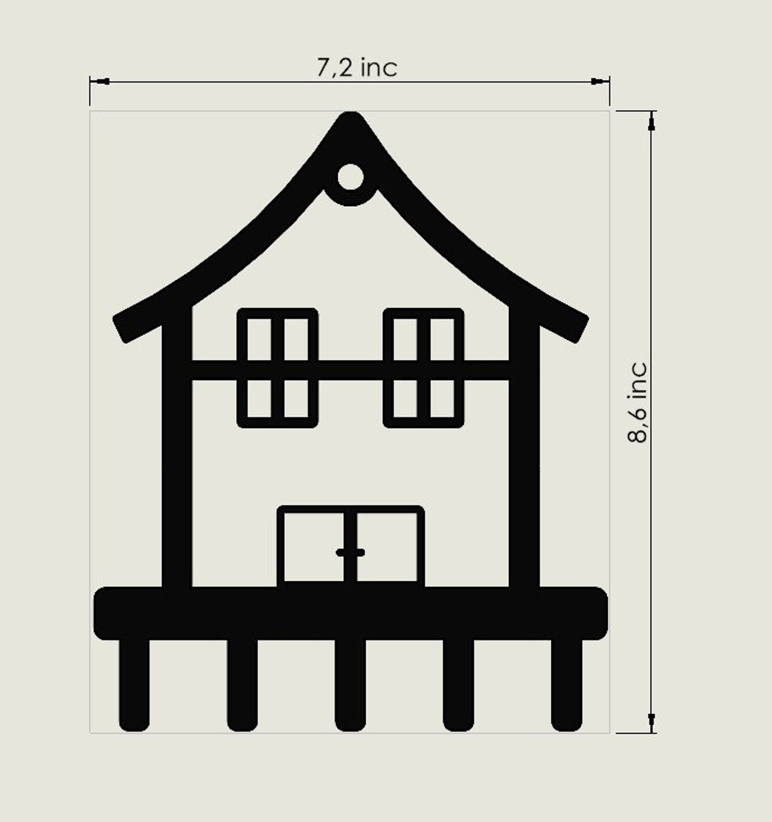Home Key Holder Dxf and Svg Laser Cut Files / Dxf Files for Etsy