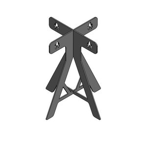 Archivos dxf de rejilla para fogatas verticales, rejilla para fogatas portátil, rejilla para fogatas de metal con bajo nivel de humo, archivos dxf para cnc, archivos dxf para láser, plegable