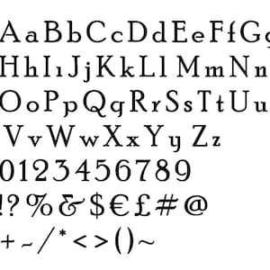 Lettere dell'alfabeto File DXF e SVG /A a Z o da 0 a 9 File DXF/font per taglio laser CNC/Font plasma DXF/Alfabeto taglio laser DXF/Font DXF CNC