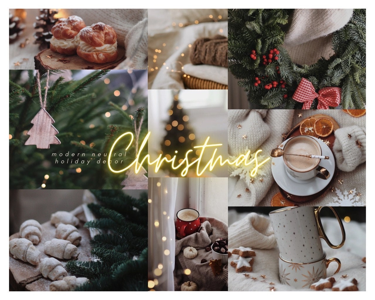 Mood Board de Noël Etsy France