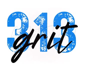 313 GRIT, Detroit Lions 313 GRIT svg png Sublimation, dtf, Vinyl