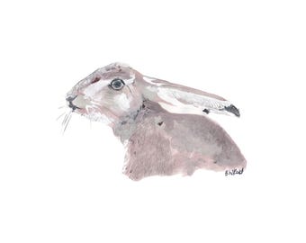 Stampa artistica giclée Hare A4 2021