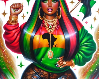 Black Queen Juneteenth PNG, conception de chemise numérique (sublimation et DTF)
