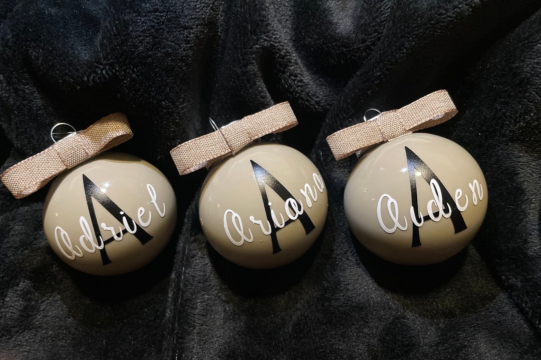 Personalized Christmas Ornaments Etsy