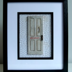 The Shining - Framed &#39;Recovered&#39; Overlook Hotel Room Door